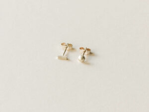 Dash Dot Silver Studs