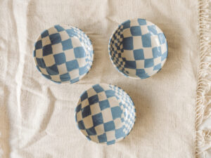 Blue nerikomi bowl