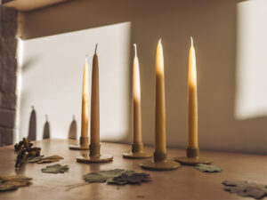 Flax Candleholder